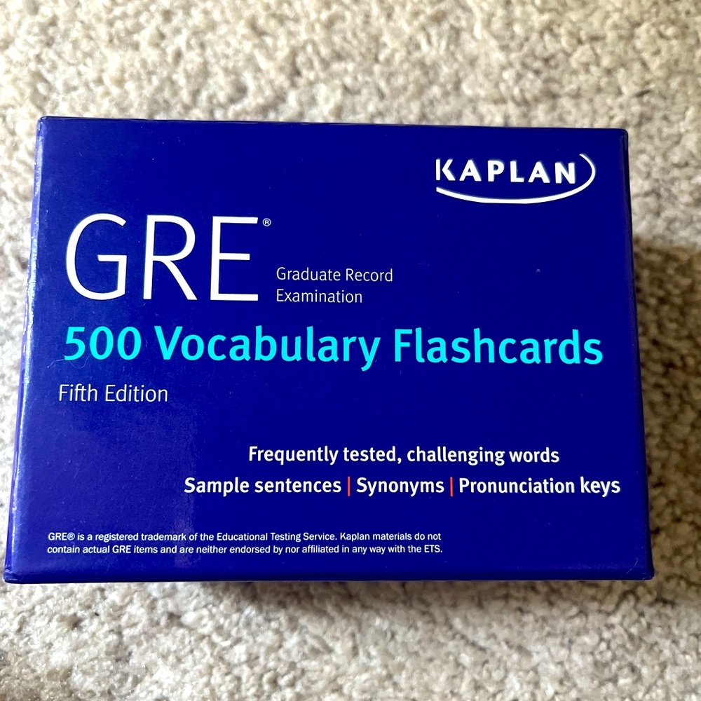 Kaplan GRE Vocabulary Flashcards